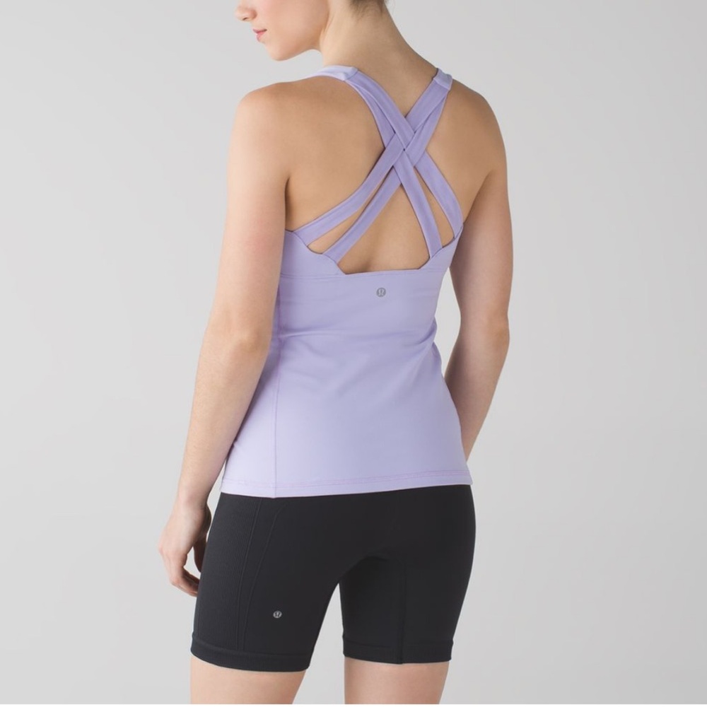 Lululemon Enhearten Tank Lilac size 10